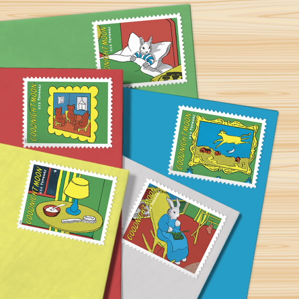 2025 Goodnight Moon Stamps Forever First Class Postage Stamps