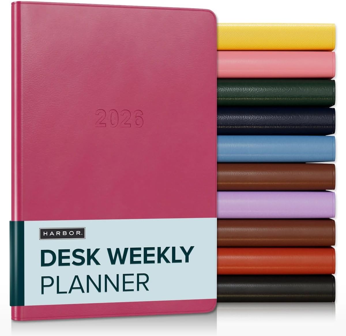 Harbor Personalized Desk Weekly Monthly Planner 2026 - Custom, Calendar Planner and Notebook