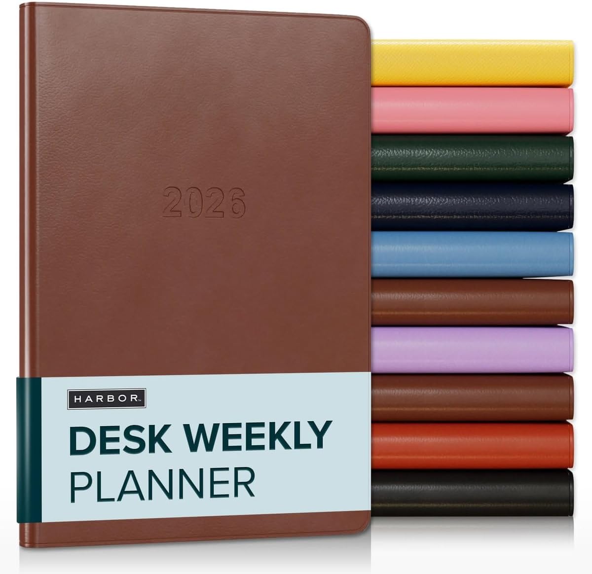 Harbor Personalized Desk Weekly Monthly Planner 2026 - Custom, Calendar Planner and Notebook