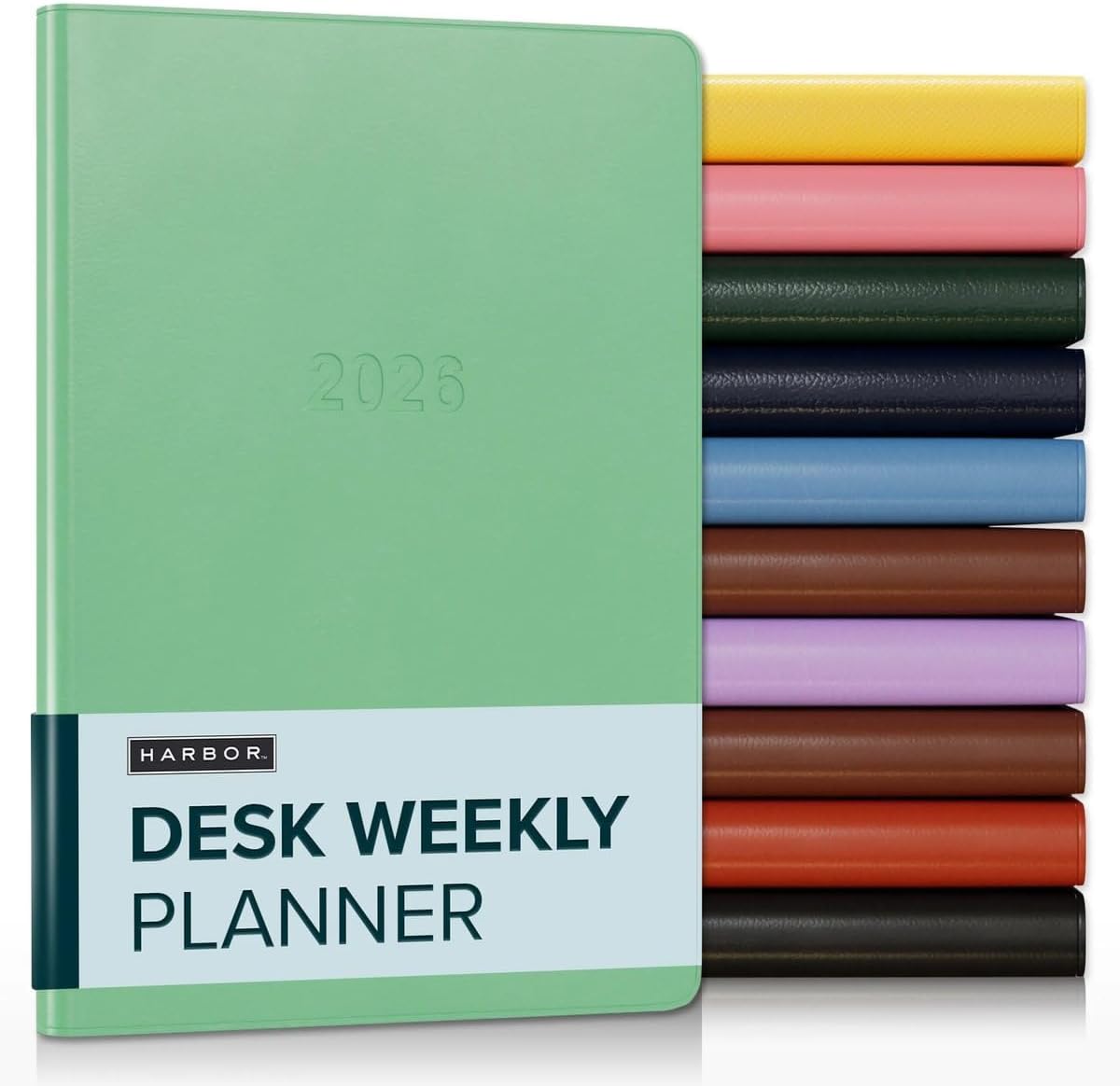 Harbor Personalized Desk Weekly Monthly Planner 2026 - Custom, Calendar Planner and Notebook