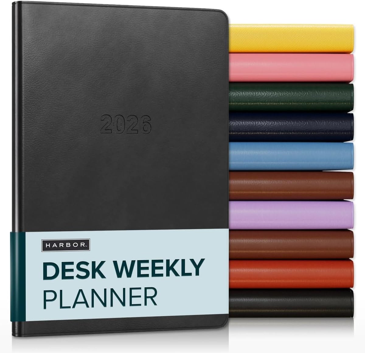 Harbor Personalized Desk Weekly Monthly Planner 2026 - Custom, Calendar Planner and Notebook