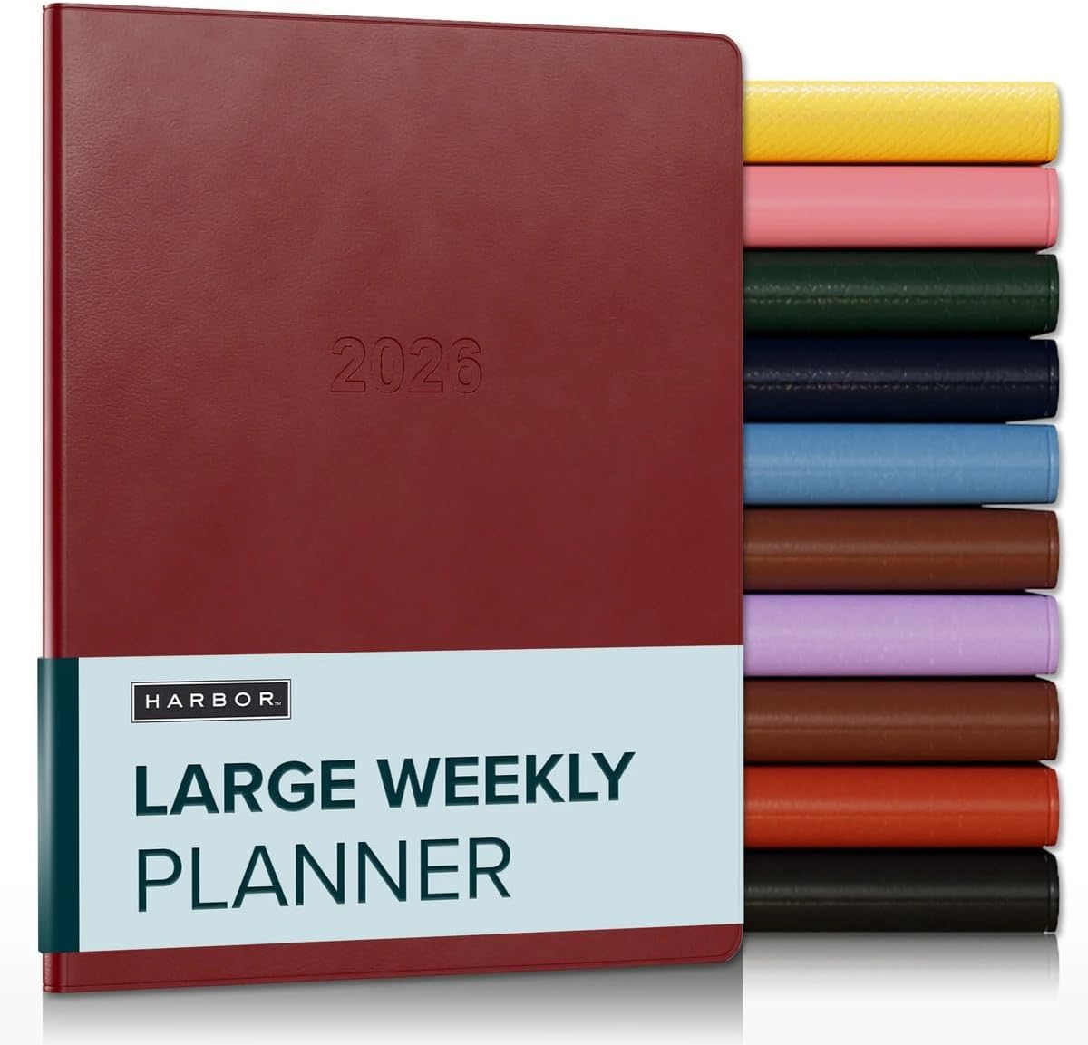 Harbor Personalized Desk Weekly Monthly Planner 2026 - Custom, Calendar Planner and Notebook