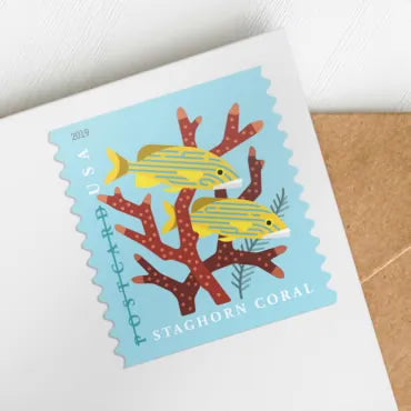 2019 Coral Reefs Forever Postcard Stamps (For Postcard Only)