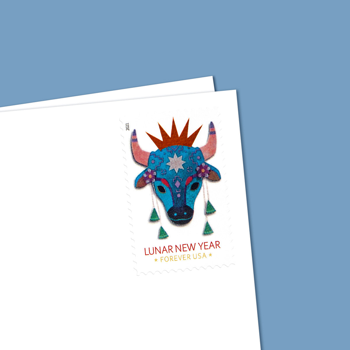 2021 Year of the Ox Stamp Celebrates Lunar New Year Forever First Class Postage Stamps