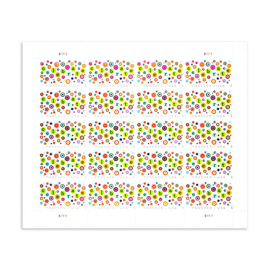 2020 Let's Celebrate! Forever First Class Postage Stamps