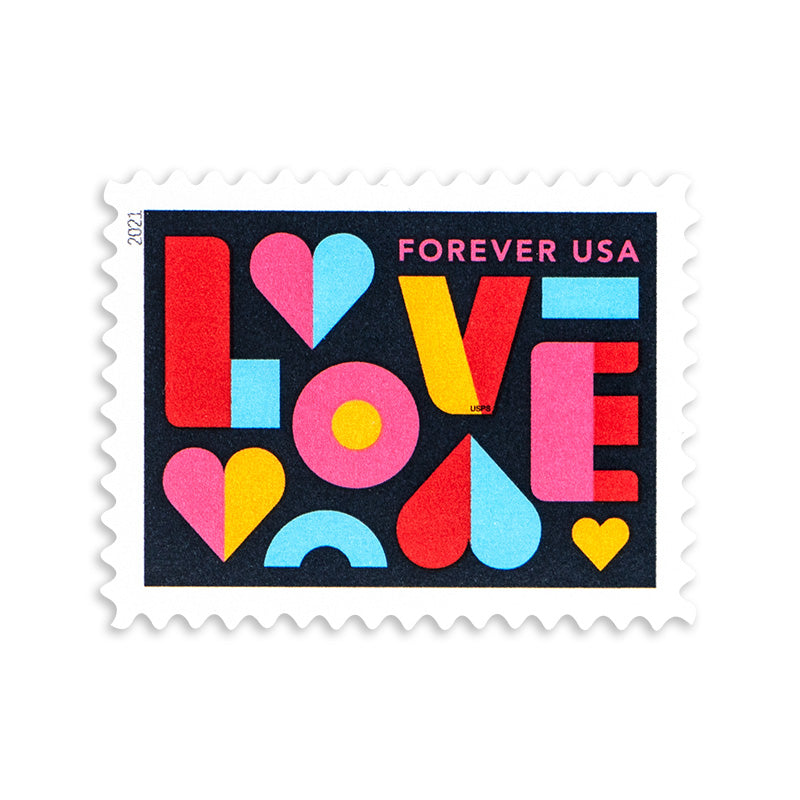 2021 Love Forever First Class Postage Stamps