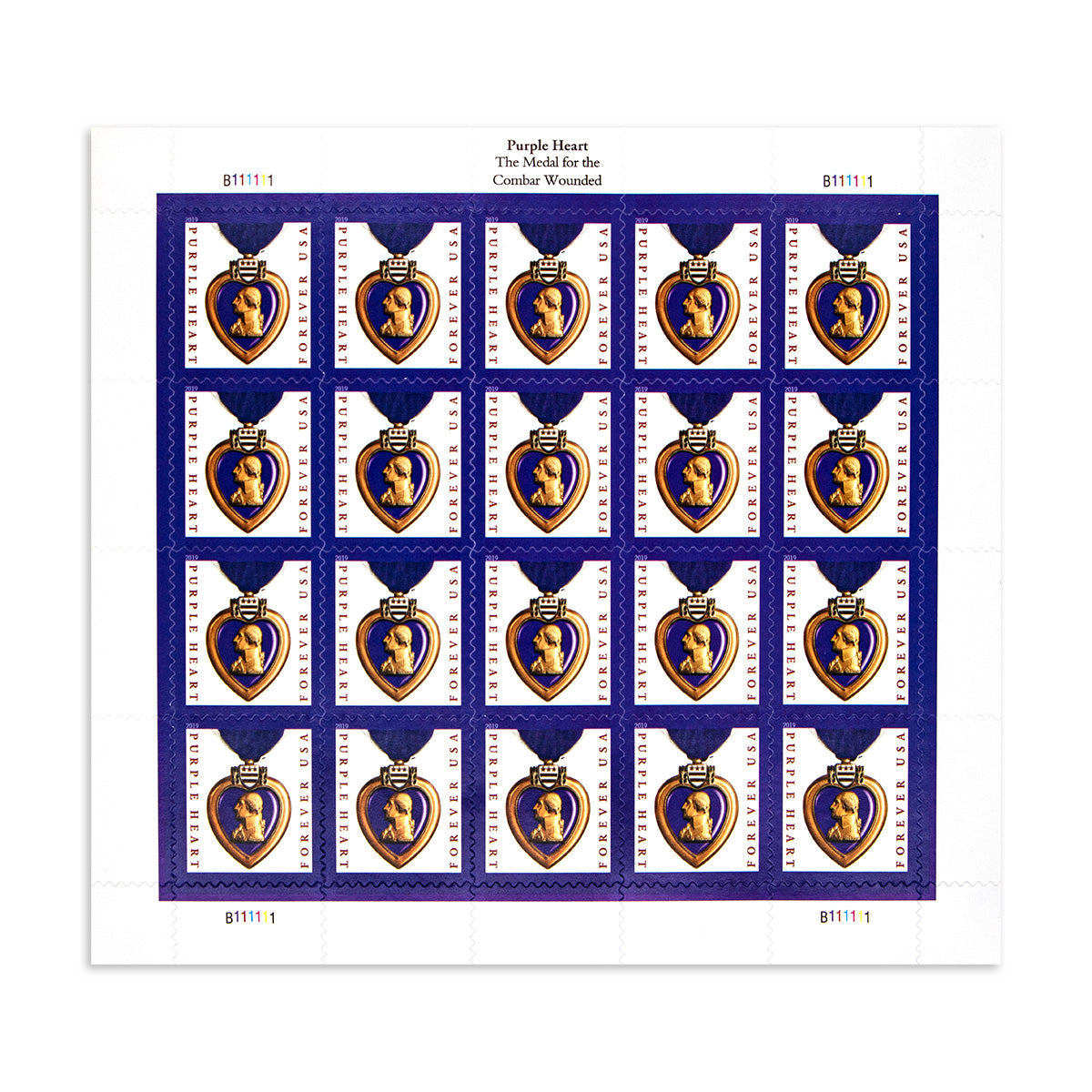2019 Purple Heart Medal Forever First Class Postage Stamps