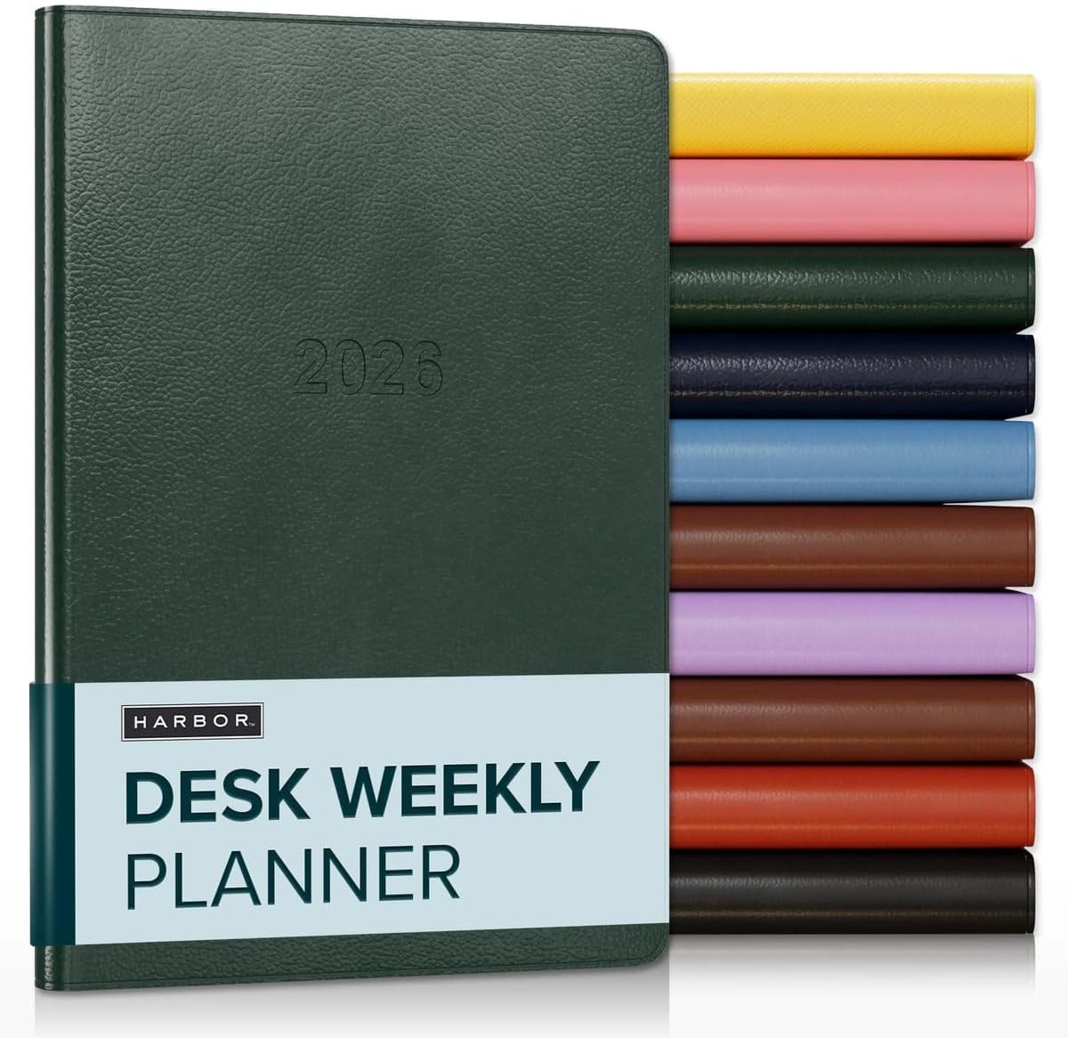 Harbor Personalized Desk Weekly Monthly Planner 2026 - Custom, Calendar Planner and Notebook