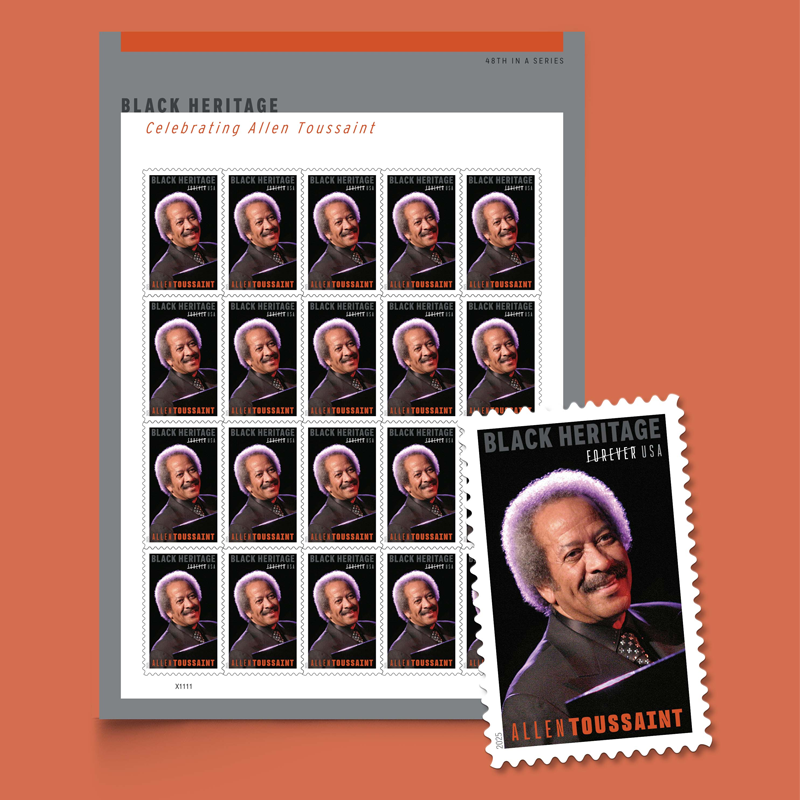 2025 Allen Toussaint (Black Heritage Series) Forever First Class Postage Stamps