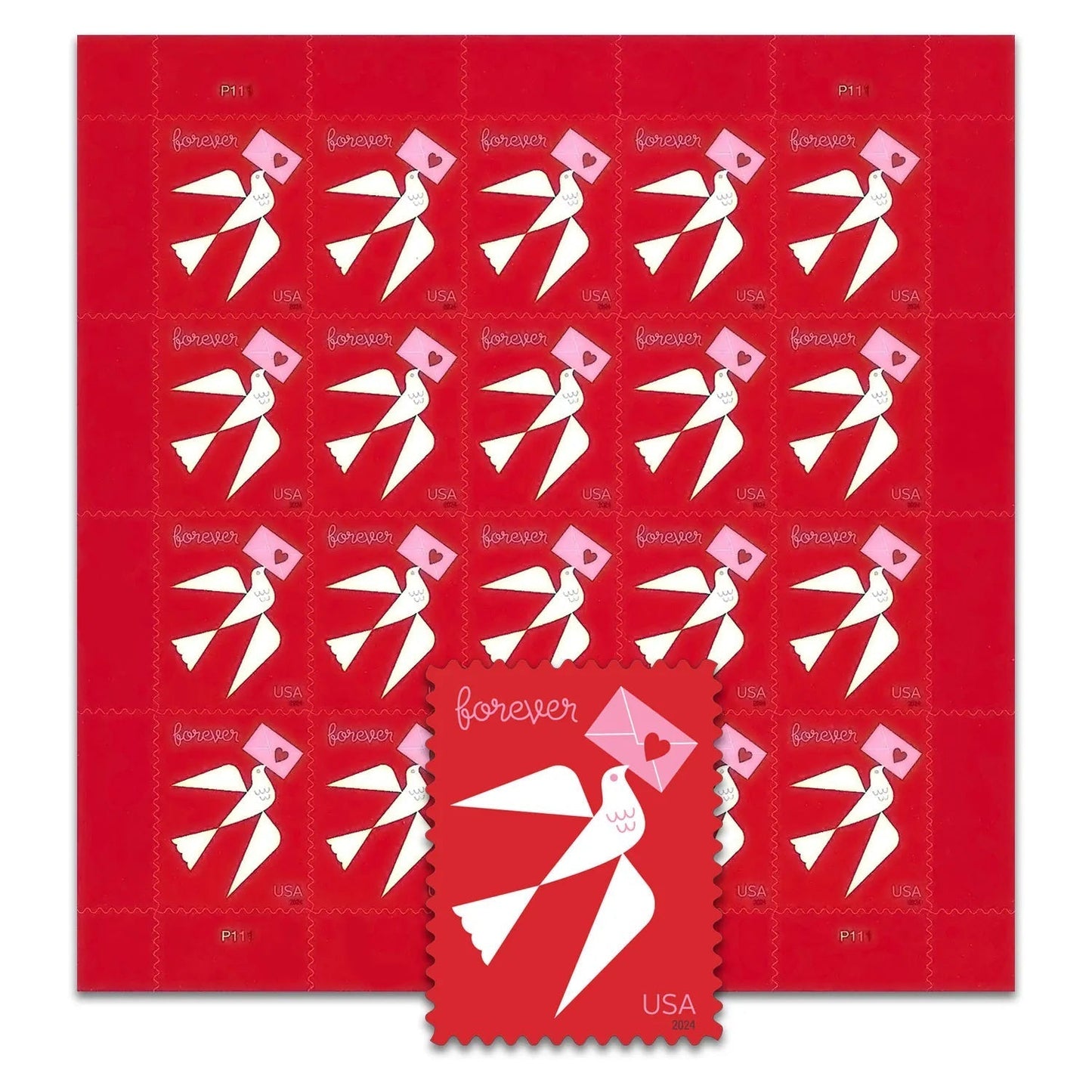 2024 Love Forever First Class Postage Stamps