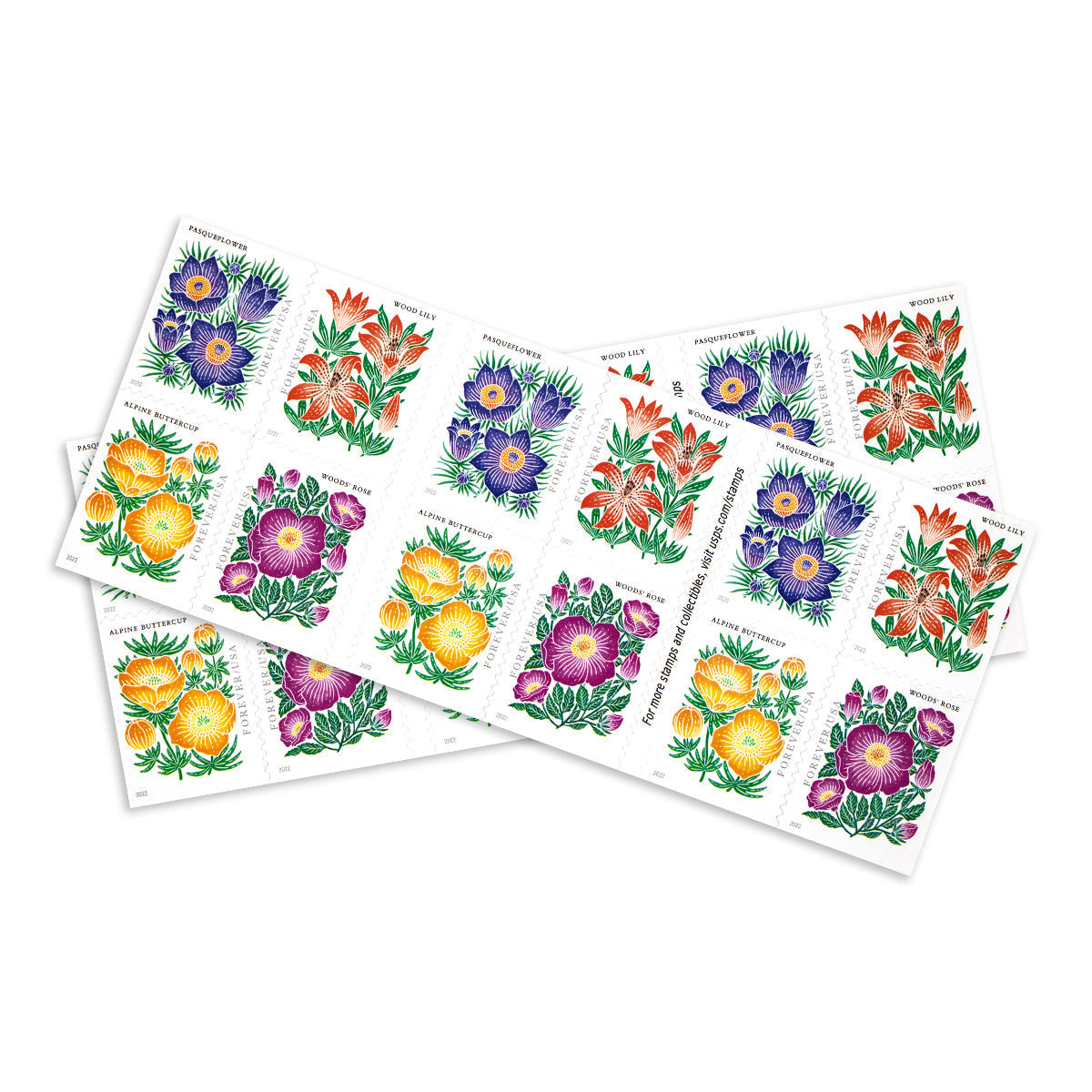 2022 Mountain Flora Forever First Class Postage Stamps