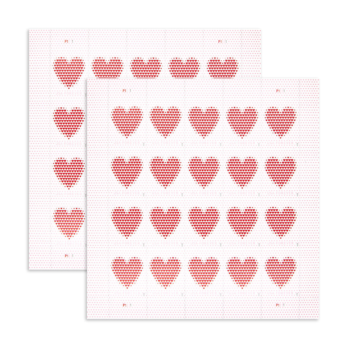 2020 Made of Hearts Forever First Class Postage Stamps